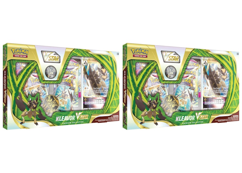 Pokémon TCG Kleavor VSTAR Premium Collection Box 2x Lot
