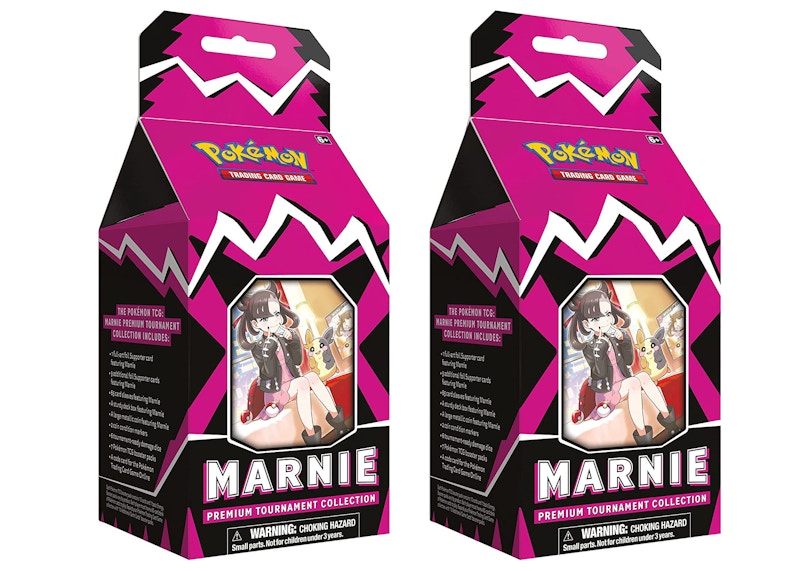 Pokémon TCG Marnie Premium Tournament Collection Box 2x Lot