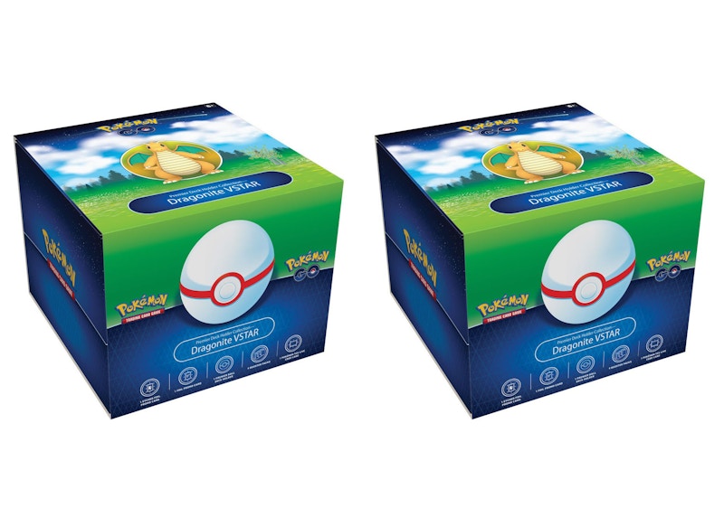 Pokémon TCG Pokémon GO Dragonite VSTAR Collection Box 2x Lot