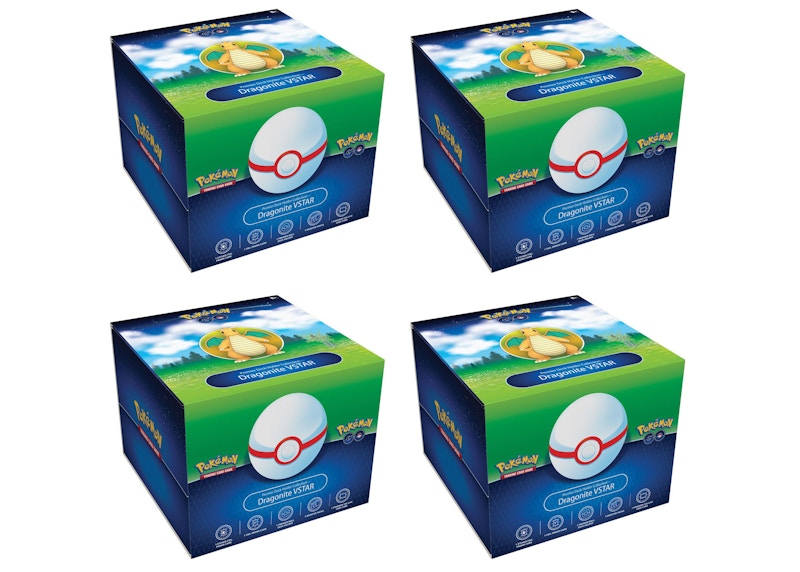 Pokémon TCG Pokémon GO Dragonite VSTAR Collection Box 4x Lot