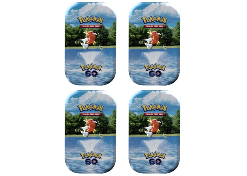 Pokémon TCG Pokémon GO Magikarp Mini Tin 4x Lot