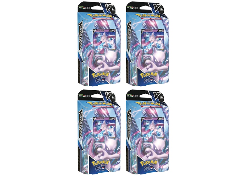 Pokémon TCG Pokémon GO Mewtwo V Battle Deck 4x Lot
