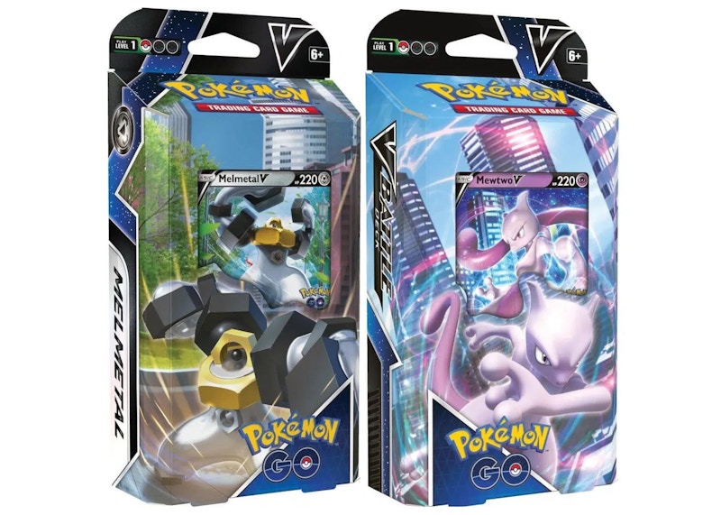 Pokémon TCG Pokémon GO Mewtwo V & Melmetal V Battle Deck 2x Bundle
