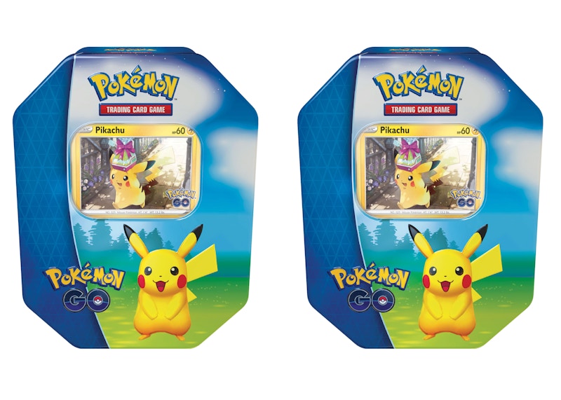 Pokémon TCG Pokémon GO Pikachu Gift Tin 2x Lot