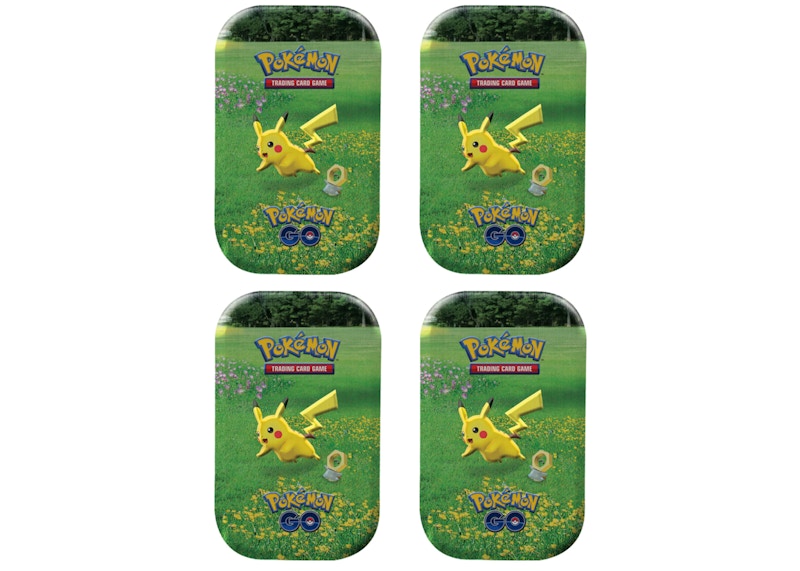 Pokémon TCG Pokémon GO Pikachu Mini Tin 4x Lot