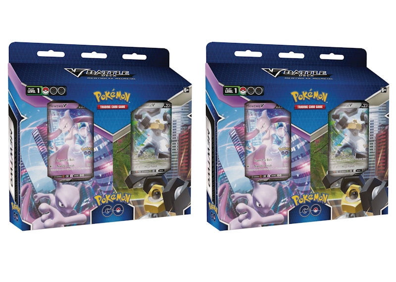 Pokémon TCG Pokémon GO V Battle Deck Mewtwo V/Melmetal V Bundle Box 2x Lot