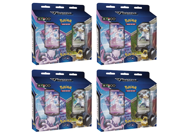 Pokémon TCG Pokémon GO V Battle Deck Mewtwo V/Melmetal V Bundle Box 4x Lot