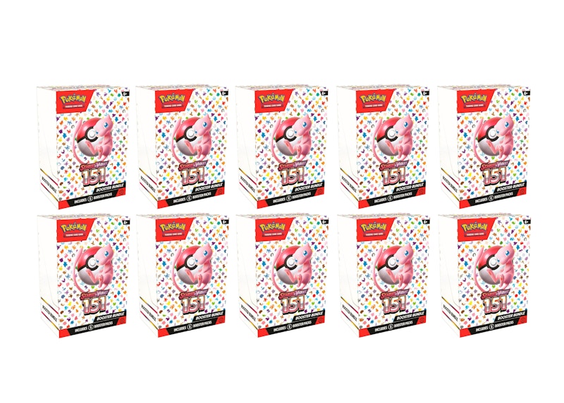 Pokémon TCG Scarlet & Violet 151 6pk Booster Bundle 10x Lot