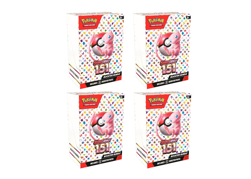 Pokémon TCG Scarlet & Violet 151 6pk Booster Bundle 4x Lot