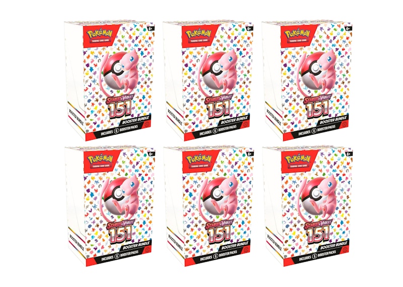 Pokémon TCG Scarlet & Violet 151 6pk Booster Bundle 6x Lot