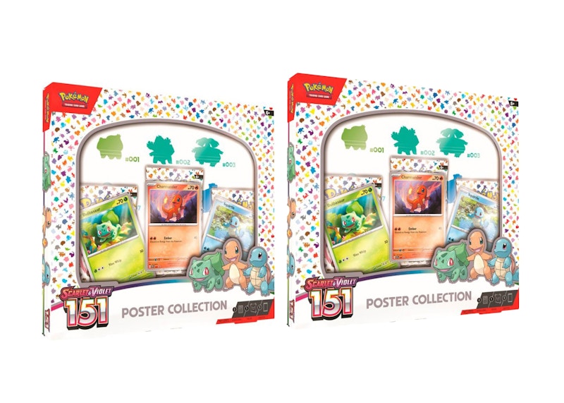 Pokémon TCG Scarlet & Violet 151 Poster Collection 2x Lot