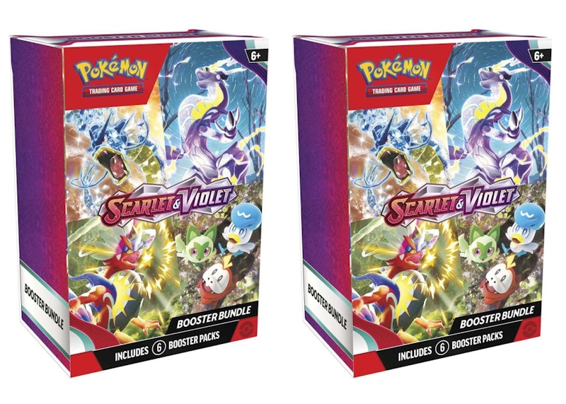 Pokémon TCG Scarlet & Violet Booster Bundle 2x Lot