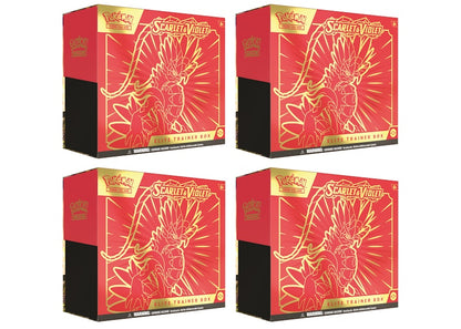 Pokémon TCG Scarlet & Violet Koraidon Elite Trainer Box 4x Lot