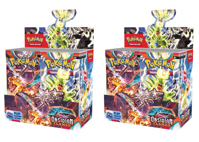 Pokémon TCG Scarlet & Violet Obsidian Flames Booster Box 2x Lot