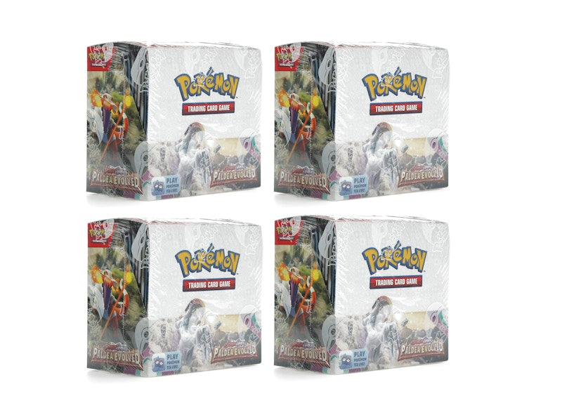Pokémon TCG Scarlet & Violet Paldea Evolved Booster Box 4x Lot