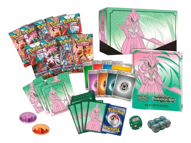 Pokémon TCG Scarlet & Violet Paradox Rift Iron Valiant Elite Trainer Box 2x Lot