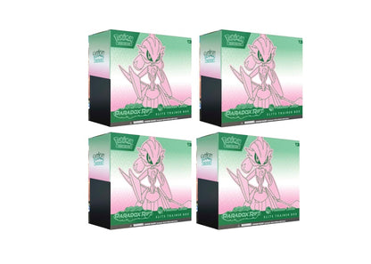 Pokémon TCG Scarlet & Violet Paradox Rift Iron Valiant Pokemon Center Elite Trainer Box 4x Lot