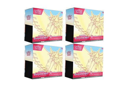 Pokémon TCG Scarlet & Violet Paradox Rift Roaring Moon Pokemon Center Elite Trainer Box 4x Lot