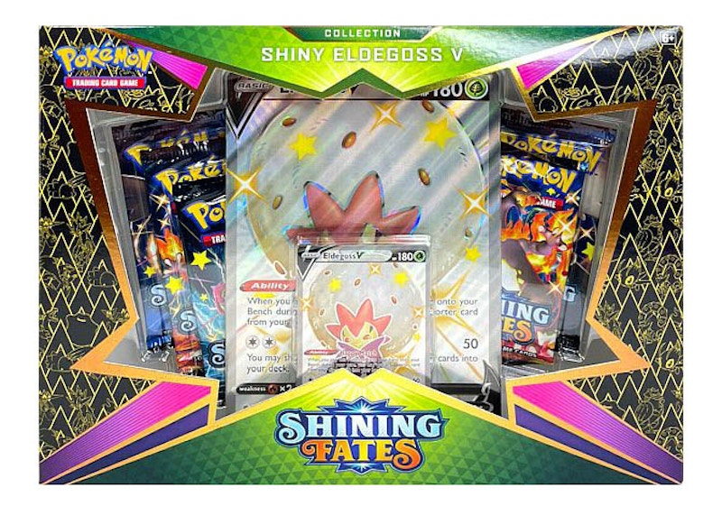 Pokemon TCG Shining Fates Shiny Eldegoss V Collection Box
