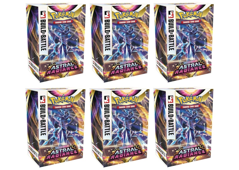 Pokémon TCG Sword & Shield Astral Radiance Build and Battle Box 6x Lot