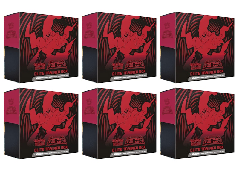Pokémon TCG Sword & Shield Astral Radiance Elite Trainer Box 6x Lot