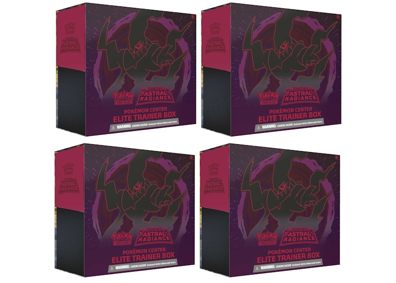 Pokémon TCG Sword & Shield Astral Radiance Pokémon Center Exclusive Elite Trainer Box 4x Lot