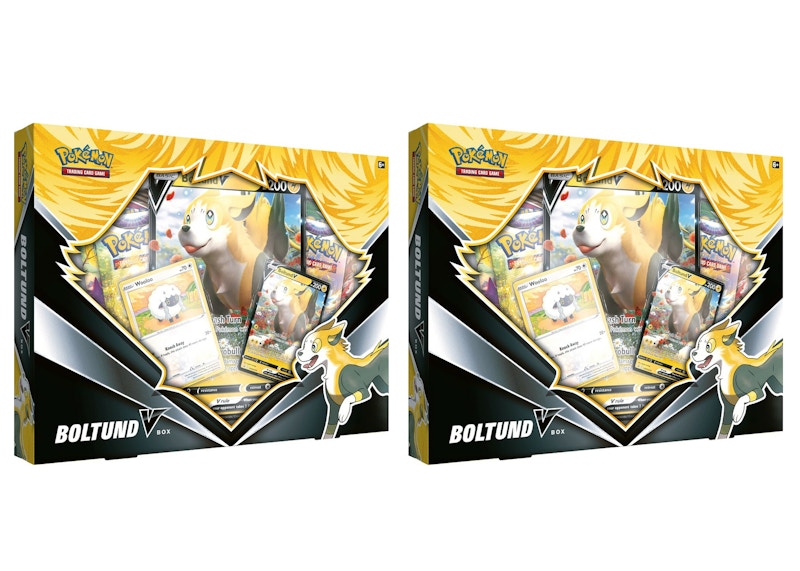 Pokémon TCG Sword & Shield Boltund V Box 2x Lot