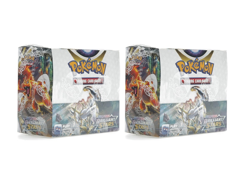 Pokémon TCG Sword & Shield Brilliant Stars Booster Box 2x Lot