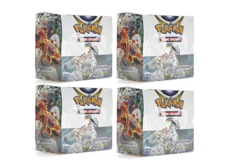 Pokémon TCG Sword & Shield Brilliant Stars Booster Box 4x Lot