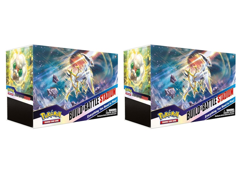 Pokémon TCG Sword & Shield Brilliant Stars Build & Battle Stadium 2x Lot