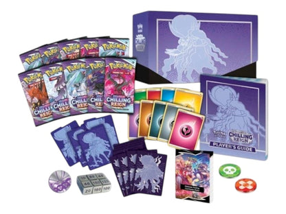 Pokémon TCG Sword & Shield Chilling Reign (Pokémon Center Exclusive) Elite Trainer Box (Shadow Rider Calyrex) 2x Lot