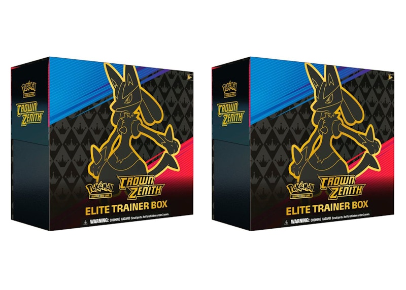 Pokémon TCG Sword & Shield Crown Zenith Elite Trainer Box 2x Lot