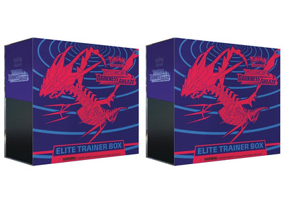 Pokémon TCG Sword & Shield Darkness Ablaze Elite Trainer Box 2x Lot