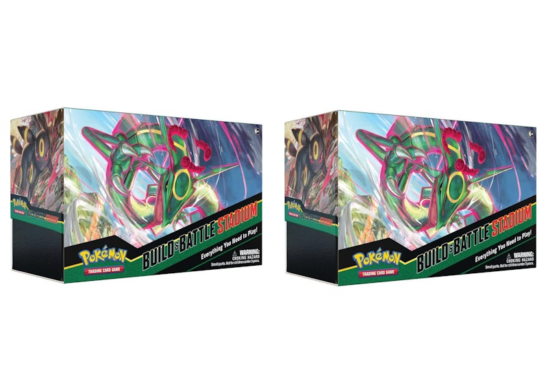 Pokémon TCG Sword & Shield Evolving Skies Build & Battle Stadium 2x Lot