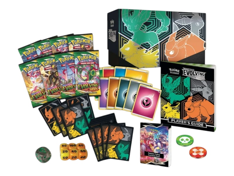 Pokémon TCG Sword & Shield Evolving Skies Elite Trainer Box (Flareon/Jolteon/Umbreon/Leafeon) 2x Lot