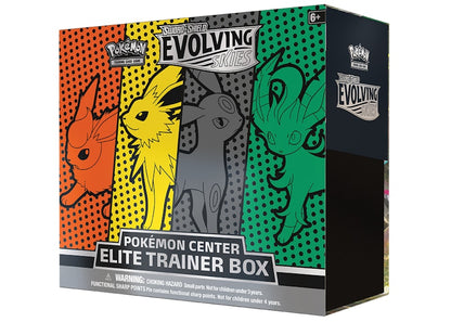Pokémon TCG Sword & Shield Evolving Skies Pokémon Center Elite Trainer Box (Flareon/Jolteon/Umbreon/Leafeon)