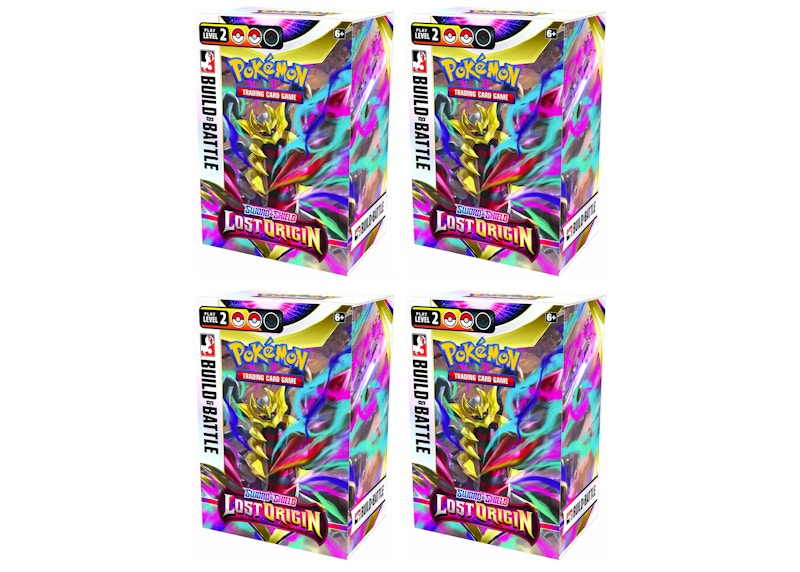 Pokémon TCG Sword & Shield Lost Origin Build and Battle Box 4x Lot