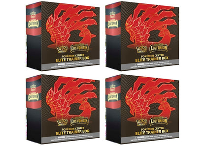 Pokémon TCG Sword & Shield Lost Origin Pokémon Center Elite Trainer Box 4x Lot