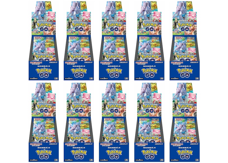 Pokémon TCG Sword & Shield Pokémon GO Booster Box (Japanese) 10x Lot