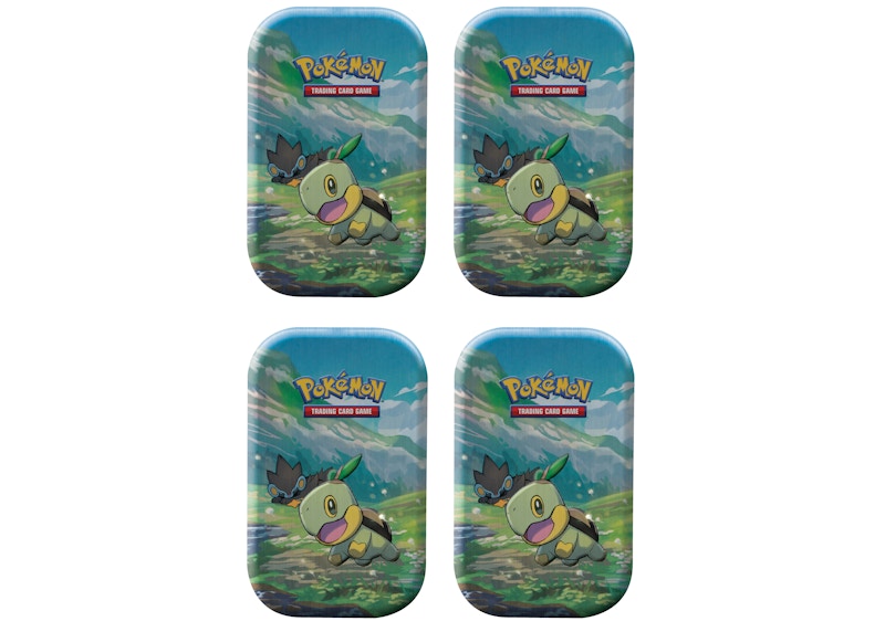 Pokémon TCG Sword & Shield Sinnoh Stars (Turtwig) Mini Tin 4x Lot