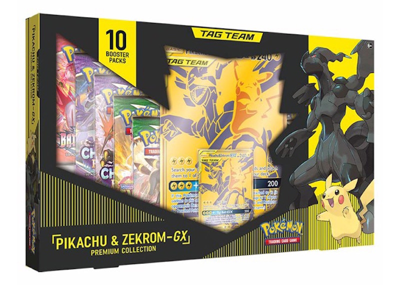 Pokémon TCG Tag Team GX Premium Collection Pikachu & Zekrom Box