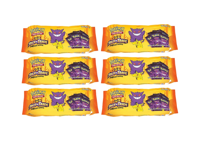 Pokémon TCG Trick or Trade Halloween Booster Bundle (120 Packs) 6x Lot