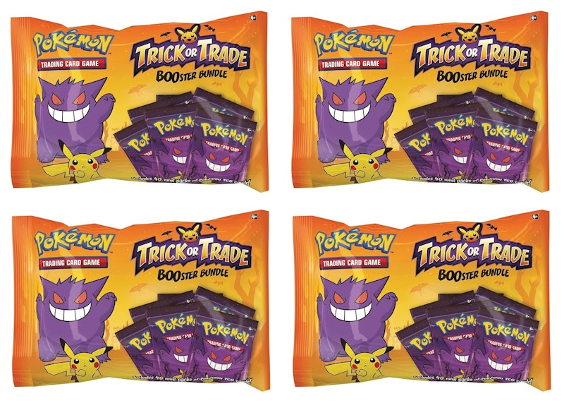 Pokémon TCG Trick or Trade Halloween Booster Bundle (40 Packs) 4x Lot