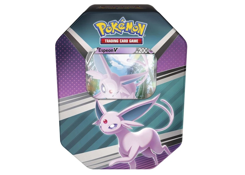 Pokémon TCG V Heroes Espeon V Tin (4 Packs)