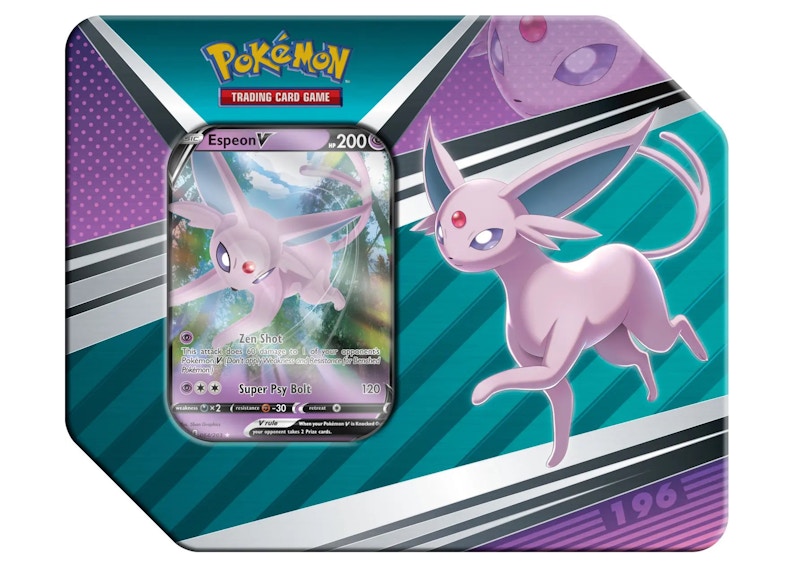 Pokémon TCG V Heroes Espeon V Tin (5 Packs)