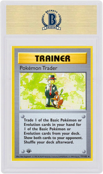 Pokemon TCG Trader 1999 Pokemon TCG Base Set 1st Edition #77/102 (PSA or BGS Graded)