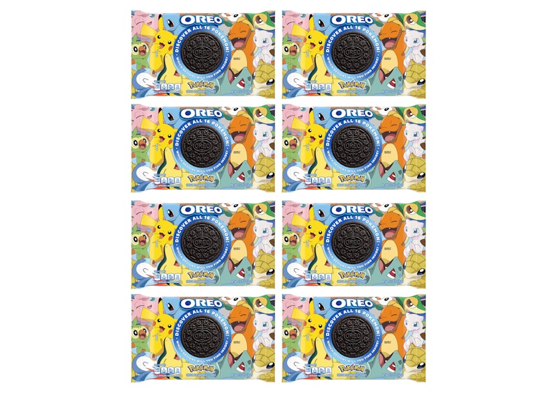 Pokemon x Oreo Limited Edition Cookies 8x Lot (Not Fit For Human Consumption)