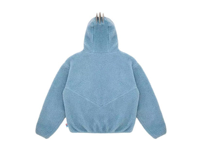 Pokemon x Vandy The Pink Machop Fleece Jacket Blue