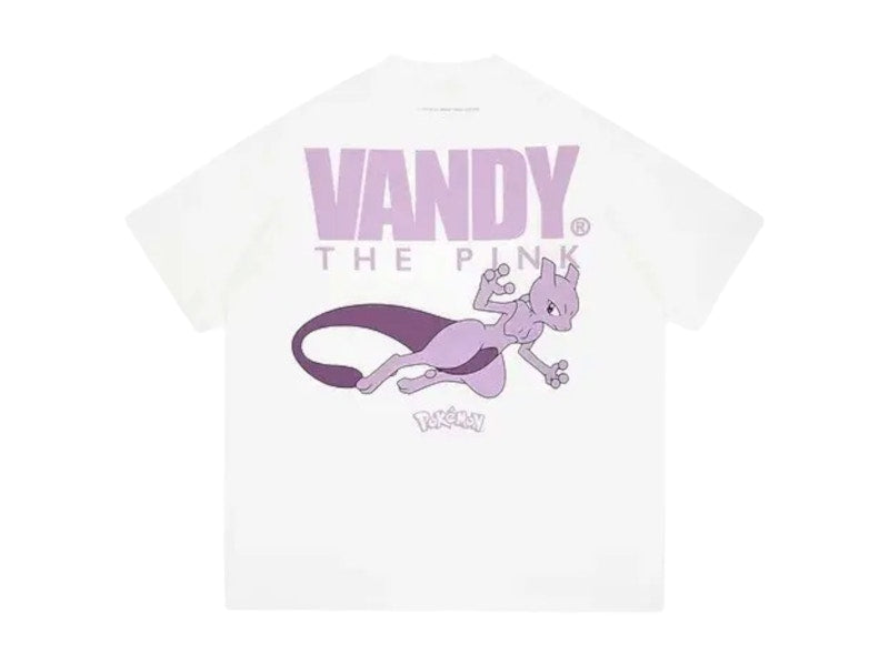 Pokemon x Vandy The Pink Mewtwo T-shirt White