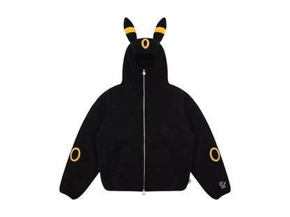 Pokemon x Vandy The Pink Umbreon Fleece Jacket Black